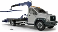 Газон Next Спецтехника Автоэвакуатор с КМУ